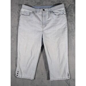 Lee Platinum Label Denim Jean Capris Light Wash